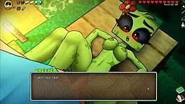 merchant getting fucked by that huge futanari cock in hornycraft