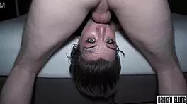 living school desk begs for throatpie