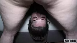 living school desk begs for throatpie