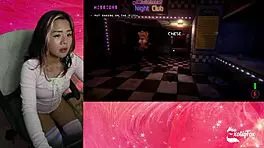 Big tiddy Chiku hunts me in Fap Nights at Frennis Hentai Game