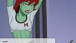 I’m so hooked on Cheshire and Artemis from DC Comics having steamy playtime.