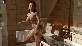 John intensely cums in olivia's mouth from afar in big city pleasures