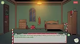 claus secret xmas hentai game ep 3 mrs santa teases with underskirt anal plug in 3d 😈