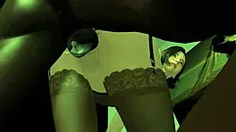 My wife cheating on me in BBC 3D hentai, ughh so messed up