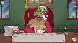 Claus Secret Surprise Xmas Hentai Game Ep 5 Femboy Cum All Over Santa Elf Cute Face