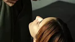 i'm showing this inmate who's boss with a rough fuck on her tight asshole