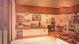 Hey, summer clover catches her boss masturbating to that giant cock in harem hentai game ep 4