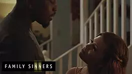 Hey, watch this petite 18+ babe get her pussy dominated by father-in-law!