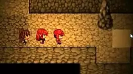 Harem game episode with goblin princess kiss