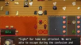 Redhead MILF Blocks Him with Giant Tits in Harem Game Ep 14