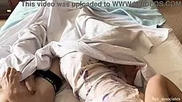 no way, he tried slipping his big cock in her pussy reserved for dad, so she offered her ass instead