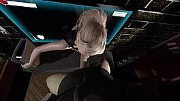 fucked a game character in 3d hentai animation with big tits and ass