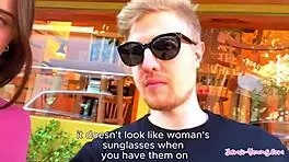 teenie gets juicy cum in mouth in athens sex vlog 😏