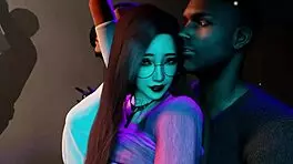 Lustful Student at Club: 3D Animation with Big Assets