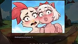 嘿，被女友和她的性教育老师抓到勃起？