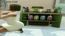 brunette teen deepthroats her teacher's big cock during lunch break, sucking it hard and enjoying the old-young action