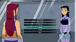 18Titans Part 28 - Came Inside Starfire Blackfire And Jinx