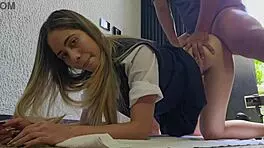 Leaked video of uniformed student getting wet with father-in-law