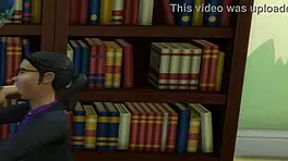 i watch the teacher give a deepthroat blowjob in her office