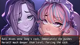 Harem in Another World Hentai Game Ep 19: Ghost and Maid Double Contest