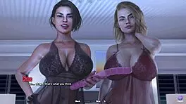 Milf step aunty shows innocent stepson wild tricks. 3D hentai porn from Santa County rocks!