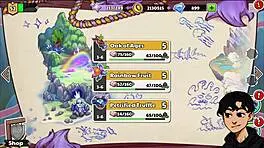 Waifu shop domination with massage and sex toys!