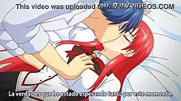 亲爱的蓝色卡皮托洛01带来狂野的变态动画动作，18+青少年肛交场景