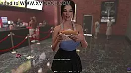 Damn! Horny Stepsister Sucks Me Off During Movie Night in 3D Hentai