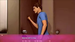 Curvy stepmom's friend milf in hentai game