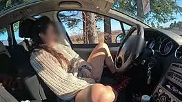 Convincing a Stranger to Finger My Wet Pussy During Outdoor Walk