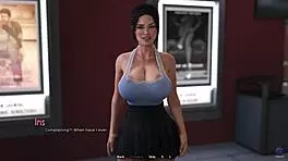 Damn! Horny Stepsister Sucks Me Off During Movie Night in 3D Hentai