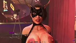 Horny stepmom caught fucking stepson in public threesome. Emotional hentai adventure in Santa County.