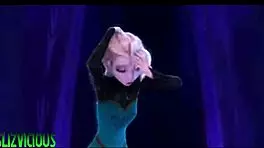 liz vicious sings haters song in frozen animated