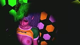 brazilian college girl riding in the club