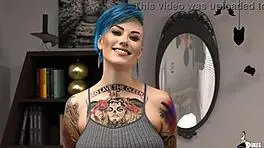 Emo girl seduces BBC stepdad