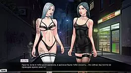 Intense anime hentai double anal assfucking with submissive black slut