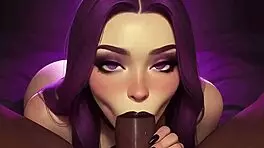 cute gothic girl craves bbc cum in mouth pov