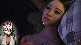 just saw this shy asian college girl dive into outdoor games