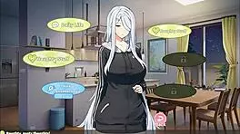 Summer clover dominates with bdsm session and footjob in harem game.