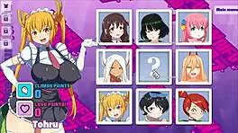 Cute rumi in hentai game sucks huge monster cock bunny outfit.