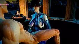 Cao Ying Takes Big Cock in Wild 3D Animation Scene