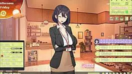 Summer clover dominates with bdsm session and footjob in harem game.