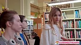 Library of Lust Part 2 with Tight Teen Pussy