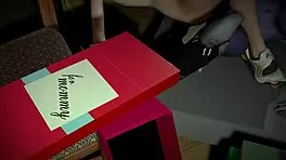 我不敢相信黑百合和猎空用假阳具玩耍在守望先锋恶搞！