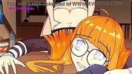 娇小红发熟女玩游戏无视硬鸡巴3D动画