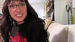 Goth girlfriends fuck horny stepbrother!