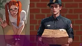 Did you see the husband catch his curvy wife with the delivery boy?