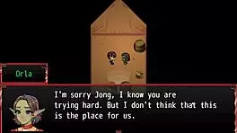 In a hentai game, petite princess faces giant cock in episode 22.