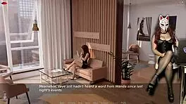 ms denvers plays a sexy porn game as a gamergirl