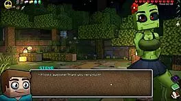 Hornycraft Parody Hentai Game Pornplay Ep 50 BDSM Spanking and Latex Suit with Endergirl